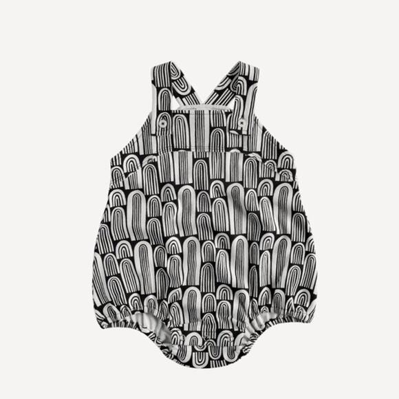 Kate Quinn Black Rainbow Country Bubble Size 18-24 Months New Organic Cotton - Picture 1 of 4